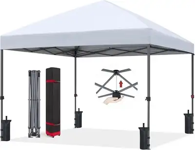 ABRIS DE JARDIN D’EXTÉRIEUR facile à monter 10 x 10 pieds, Pop-up Prix demandé : 175,00$. Non négoci...