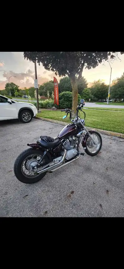 Tc bros handlebars, straight pipes, bobbed fendor, side mount plate holder, led turn signals