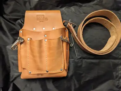 Ideal Industries Leather Electrician's Tool Pouch & Belt, View more