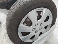 4pneus d'été 215/55R 17  KUMHO  SOLUS avec Rims 