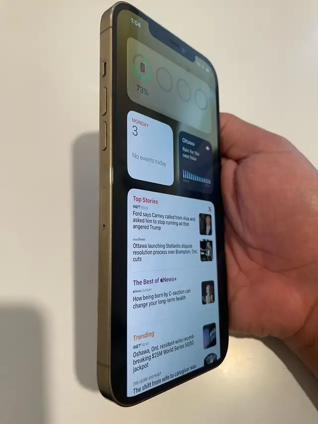  iPhone 12 Pro Max 128GB (Gold) in Cell Phones in Ottawa - Image 7