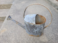 vintage steel watering pail