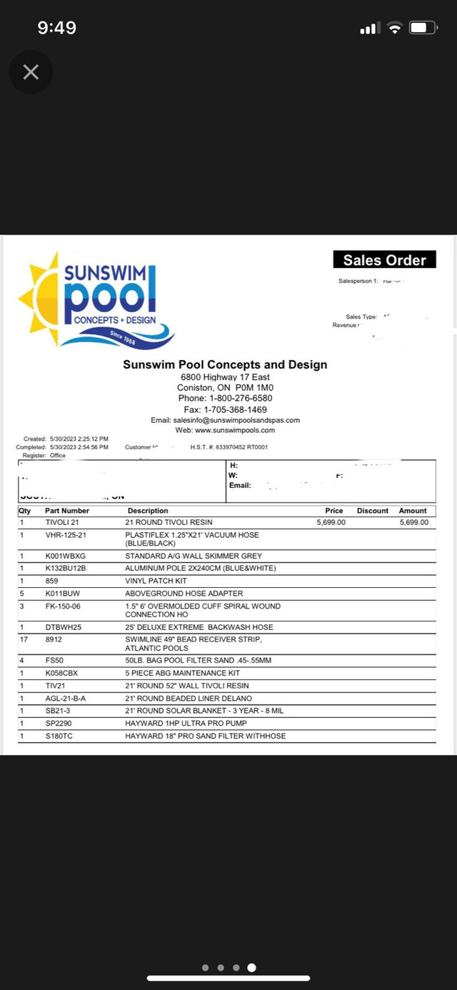 Above Ground Pool in Hot Tubs & Pools in Timmins - Image 4
