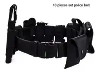 Multifunction Modular Tactical belt with 9 Assorted Pieces