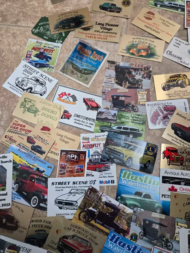 Metal CAR SHOW AUTOMOTIVE DASH PLAQUES63240706636673124