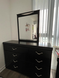 Dresser with mirror