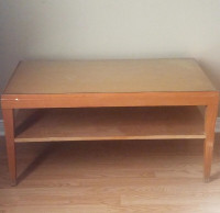 Antique Coffee table with GlassTop & Dining Table 69 x 42 x 30.