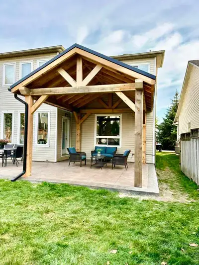 Timber-Frame Seating Area, Order Yours Today!, View more