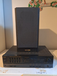 TEAC SA-200 stereo amplifier and one Genexxa speaker.