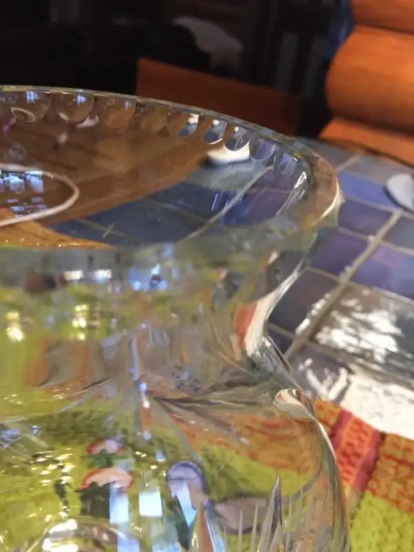 CRYSTAL LAMP FROM CZECH REPUBLIC. 2 PCES. PERFECT CONDITION in Home Décor & Accents in City of Montréal - Image 11