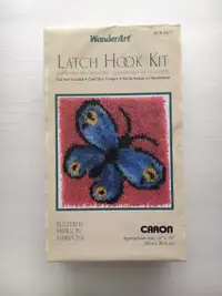 Latch hook kit - butterfly