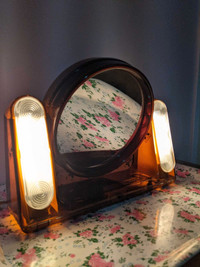 Vintage General Electric The Looking Glass Double Sided Mirror 