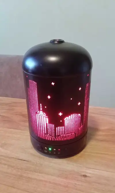 I have for sale a city landscape essential oil diffuser. Has color changing lights and a timer setti...