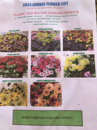 ANNUAL & PERENNIAL FLOWERS …GREENHOUSE OPEN APRIL 27