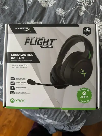 HyperX CloudX Flight Wireless Gaming Headset for Xbox and PC, View more