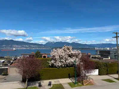 Kitsalano Great location 3300 Point Grey Road Furnished room with private on swuit Shared kitchen $1...