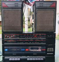 BOOMBOX PORTABLE STEREO COMPONENT SYSTEM MODEL GF-570C(BK)