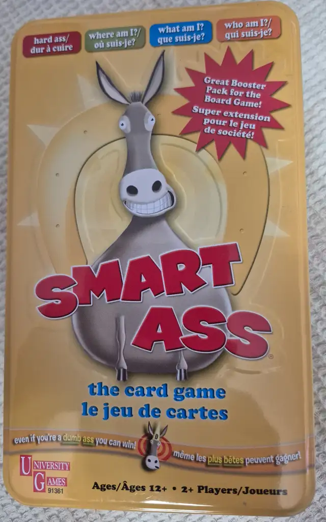 Smart Ass Tin - Excellent Condition in Toys & Games in Oshawa / Durham Region - Image 2
