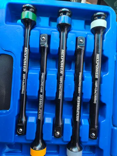 Limiting Extension Bar Set 5PCS 1/2in Pneumatic Power Tools, View more