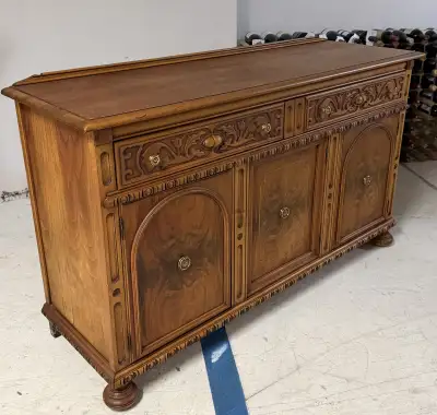 Antique Wood Hutch, View more