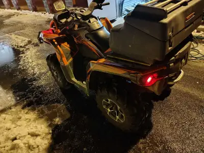 Je vends mon VTT Can-Am Outlander XMR 650 2018 en excellente condition. Ce VTT robuste est équipé d'...