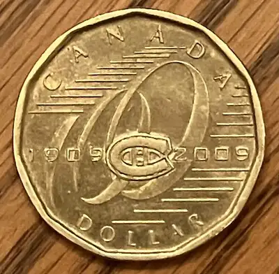 2009 Montreal Canadiens Canada $1 loonie, View more