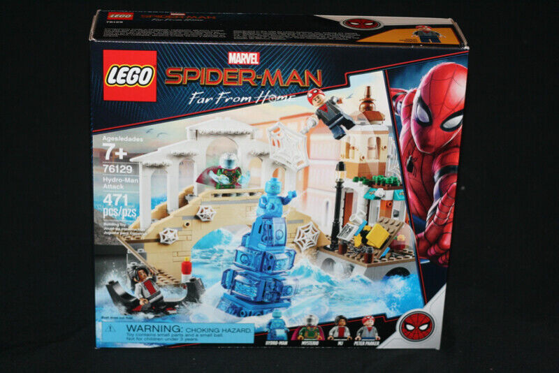 LEGO 76129 MARVEL SPIDER MAN HYDRO MAN ATTACK NEW SEALED Toys