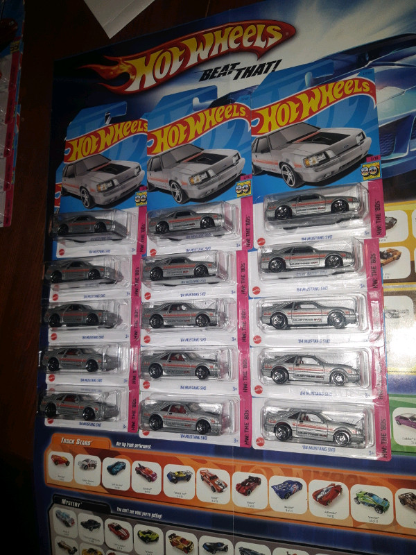 '84 Ford Mustang SVO Hot Wheels The 80's
2023 #2/10 $5 Each NIP in Toys & Games in Guelph