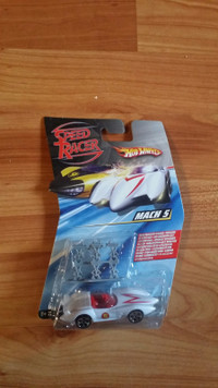 New Carded Hot Wheels Speed Racer Mach 5 Model