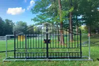 Industrial 14FT Driveway Wrought Iron Gate (brand new)