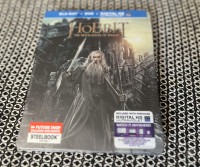 Hobbit Desolation of Smaug - Steelbook Blu-ray and Dvd