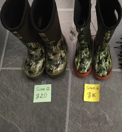 kids sz 12 winter boots "Cougar" rated to -35C gently used $20, View more
