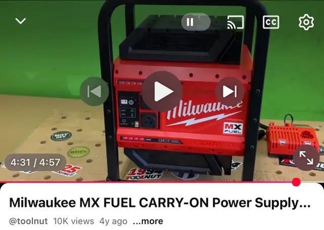 Milwaukee generator65619851794051123