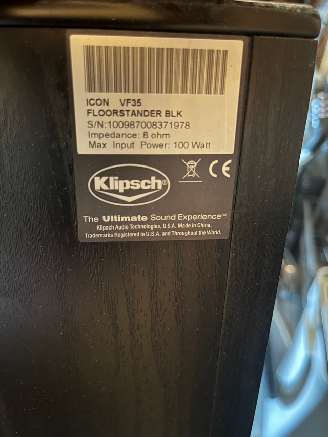 Speaker (2) Klipsch Icon VF35  in Speakers in Longueuil / South Shore - Image 4