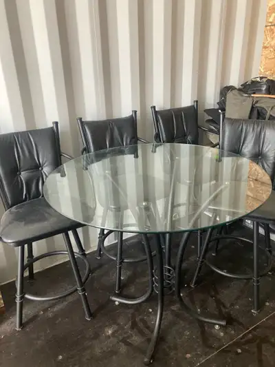 Bar Stools and Table from the Table and Chair Company, View more