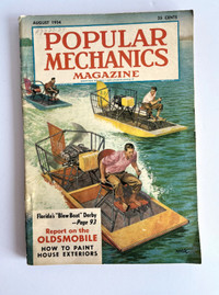7 Vintage Popular Mechanics Magazines 1954, 1962, 1966