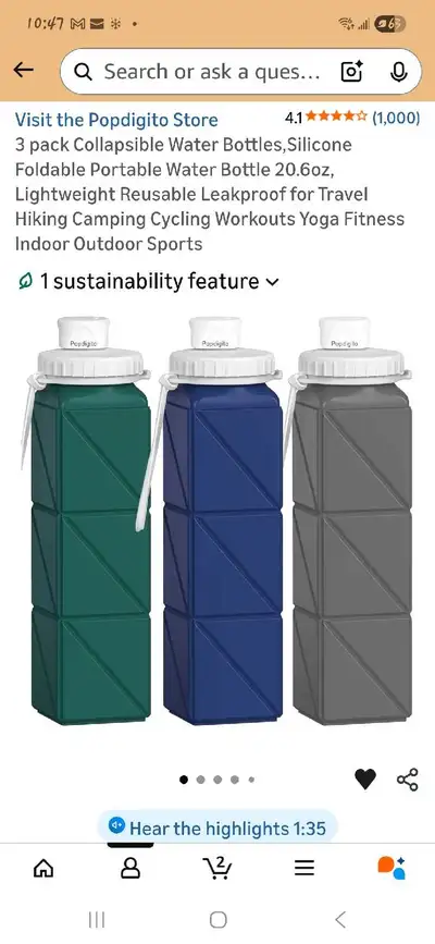 Popdigito Water Bottle, View more