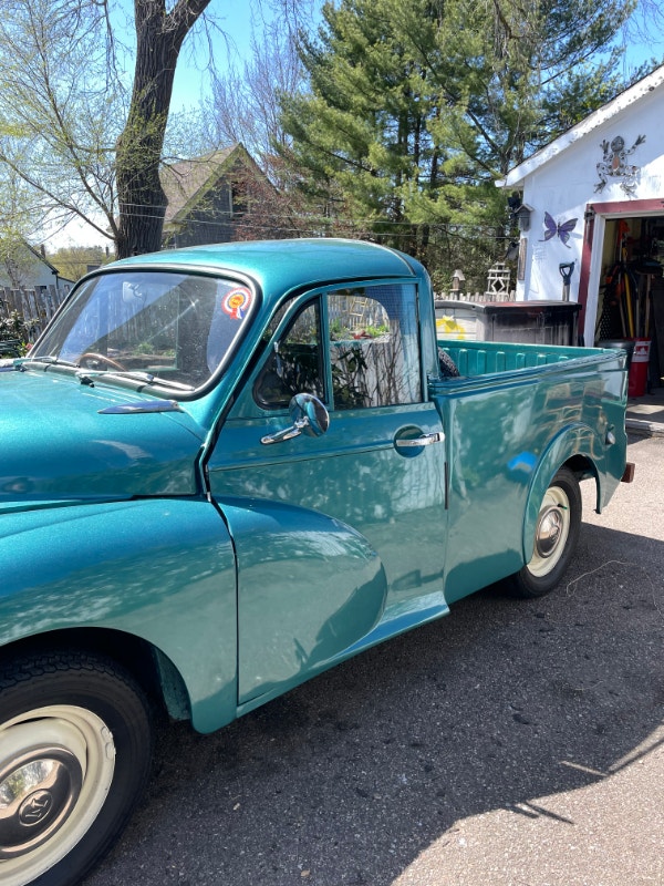 Antique 1961 British Morris Minor 1/4 Ton Pickup Truck Classic Cars