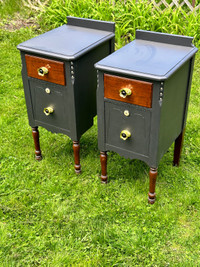 Refinished French provincial nightstands 