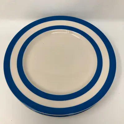Cornishware England Cloverleaf T G Green 10" Dinner Plates 4, View more