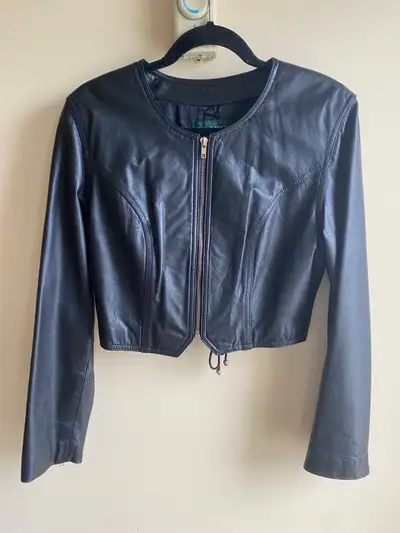 Danier leather women”s jacket $80, size S