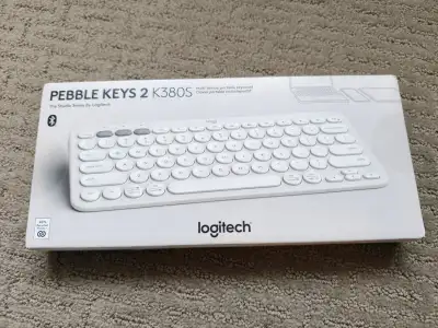 Logitech Pebble Keys 2 Keyboard - White, View more