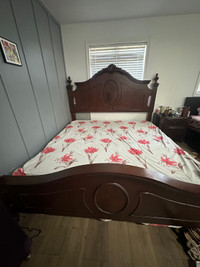 Bed and mattresses for sale