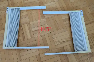 11.5" Air Conditioner Accordion panels, side panels, View more