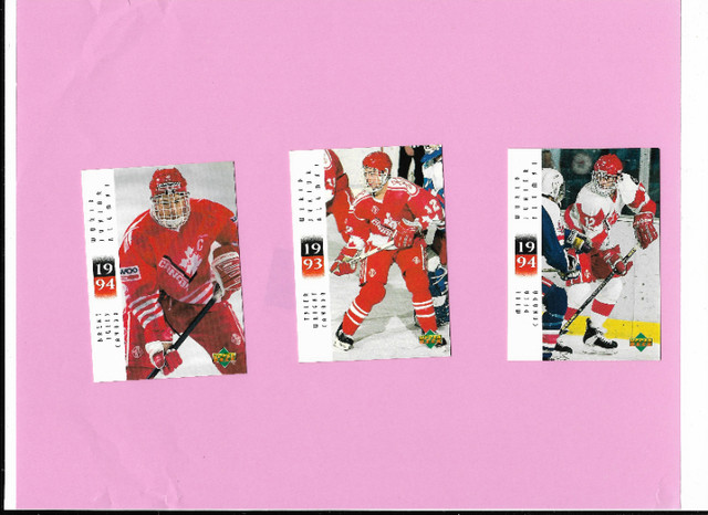 Hockey Cards: 1995 Upper Deck World Jr. Championships Alumni Set in Arts & Collectibles in Bedford - Image 3