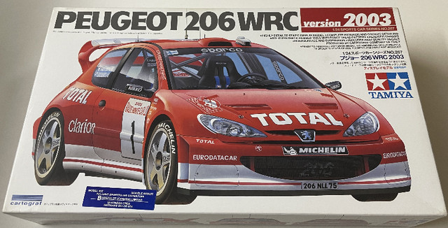 Tamiya 1/24 Peugeot 206 WRC 2003 in Toys & Games in Burnaby/New Westminster