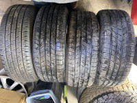 4 215 55 18 allseasons tires with dodge wheels 5x114.3mm $600 ou