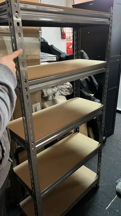 5-Tier Heavy Duty Metal Storage Shelves, Modern Style Boltless, View more