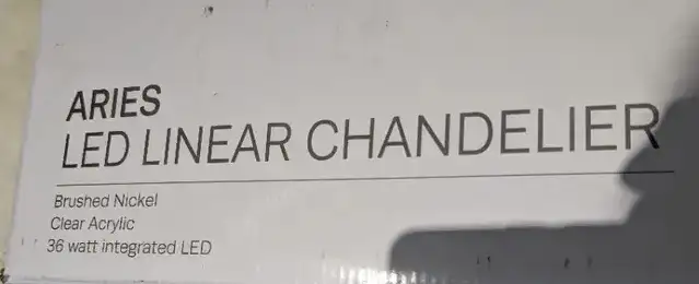 Modern Brushed Nickel Chandelier in Indoor Lighting & Fans in Mississauga / Peel Region - Image 7