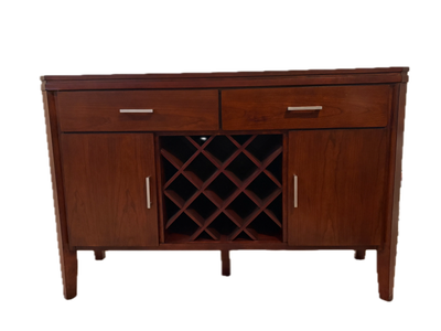 Wooden Wine Cabinet/Buffet with Built-In Wine Rack, View more